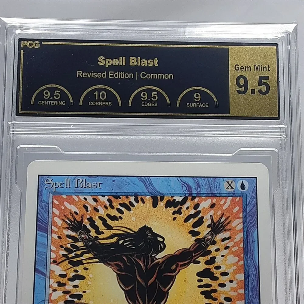 MTG - Revised - Spell Blast - Graded - PCG 9.5 - Vintage